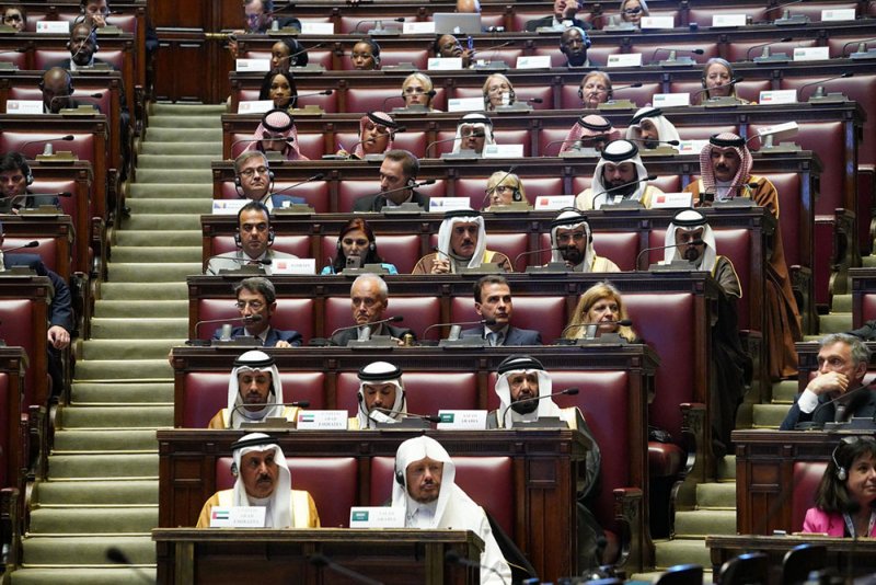 وفد الشعبة البرلمانية يختتم مشاركته في مؤتمر حوار الأديان في روما