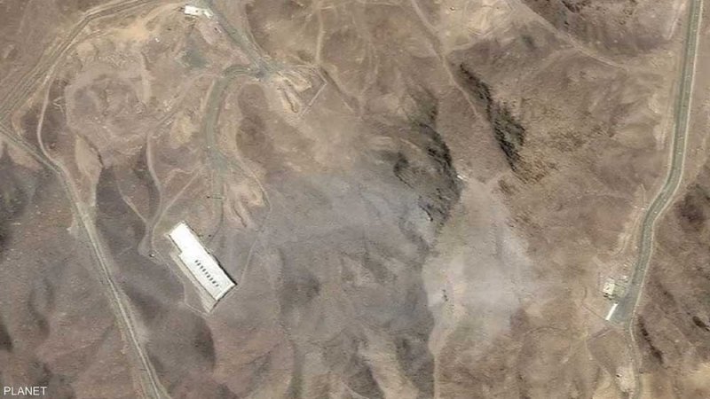 صورة.. هكذا بدا محيط منشأة "فوردو" بعد القصف الأميركي