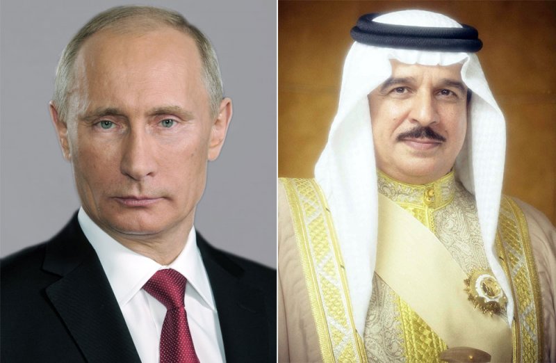 جلالة الملك المعظم يستعرض في اتصال هاتفي مع فخامة الرئيس الروسي العلاقات الثنائية الوثيقة وسبل تنمية التعاون المشترك