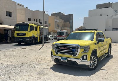 الدفاع المدني: إنقاذ 6 أشخاص من حريق اندلع بمنزل في منطقة قلالي