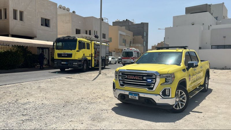 الدفاع المدني: إنقاذ 6 أشخاص من حريق اندلع بمنزل في منطقة قلالي