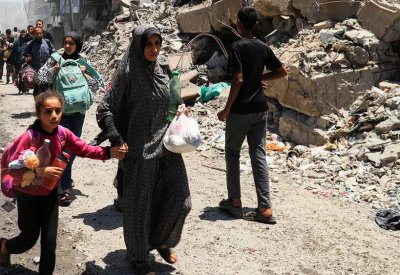 إنذار إخلاء جديد.. إسرائيل تطالب أهالي غزة بالنزوح جنوباً