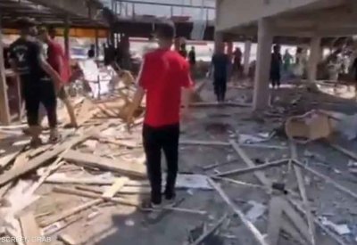 الجيش الإسرائيلي يقصف استراحة مكتظة بالنازحين ويودي بحياة 24 شخصًا بينهم صحفي