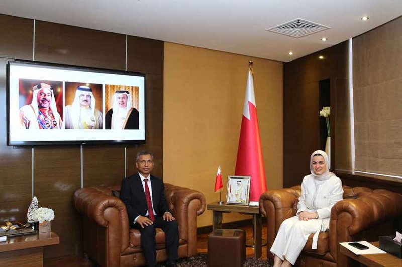 وزيرة شؤون الشباب تستقبل سفير جمهورية بنغلاديش الشعبية لدى مملكة البحرين