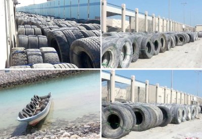 تحقيق "البلاد": مقابر الإطارات في البحر.. تهديد صامت يفتك بالثروة البحرية