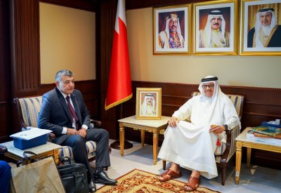 وزير الخارجية يستقبل سفير أوزبكستان المعين لدى البحرين والمقيم في الرياض