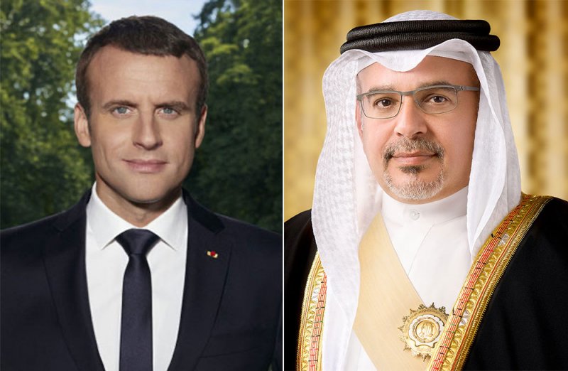 سمو ولي العهد رئيس مجلس الوزراء يهنئ الرئيس الفرنسي بذكرى اليوم الوطني