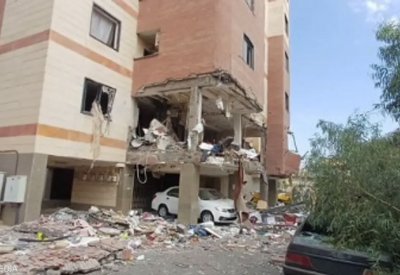 فيديو.. جرحى في انفجار بمبنى سكني قرب مدينة قم الإيرانية