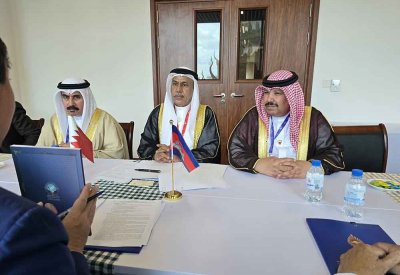 وفد الشعبة البرلمانية يلتقي رئيس لجنة العلاقات الخارجية بالبرلمان الكمبودي
