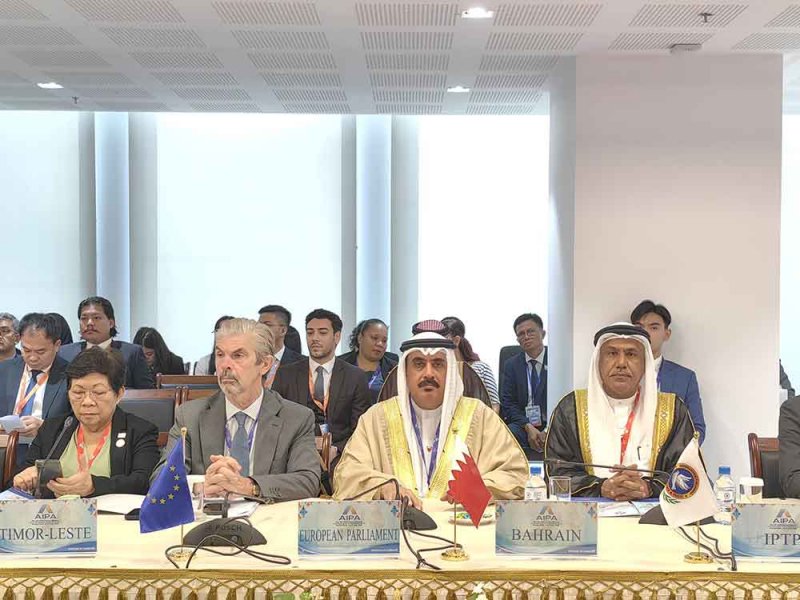 الشعبة البرلمانية البحرينية تشارك في مؤتمر الجمعية البرلمانية لدول آسيان في كمبوديا