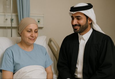 نداء إنساني يُحرّك 12 محامياً للدفاع عن مريضة سرطان