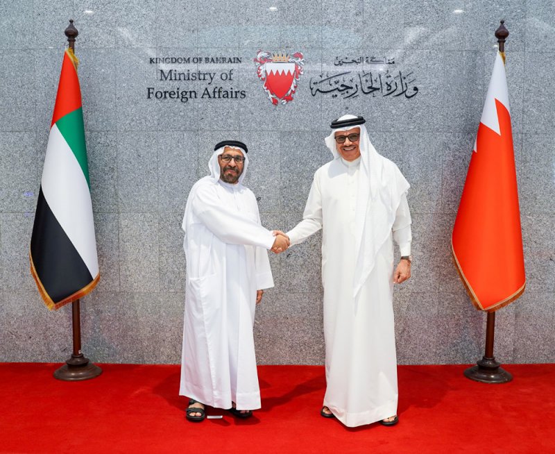 وزير الخارجية يجتمع مع وزير الدولة بوزارة الخارجية في دولة الإمارات العربية المتحدة