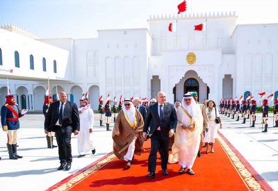 رئيس الجمهورية اللبنانية يغادر البلاد بعد زيارة رسمية لمملكة البحرين
