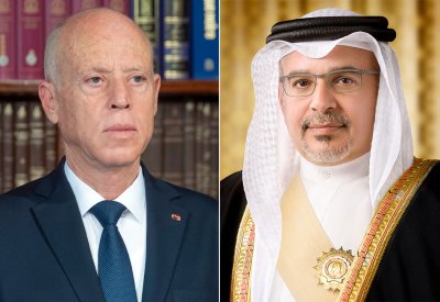 سمو ولي العهد رئيس مجلس الوزراء يهنئ الرئيس التونسي بذكرى عيد الجمهورية
