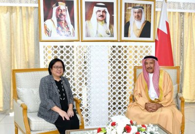 محافظ المحرق يستقبل سفيرة جمهورية الفلبين لدى مملكة البحرين
