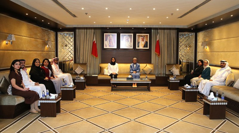 وزيرة شؤون الشباب تستقبل رئيسة مجلس إدارة جمعية الريادة الشبابية وأعضاء مجلس الإدارة