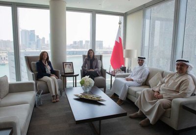 الخليف تستقبل القائم بأعمال سفارة الجمهورية اللبنانية لدى البحرين