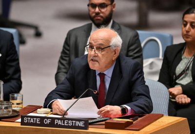 مندوب فلسطين: إسرائيل لا تبالي بميثاق الأمم المتحدة
