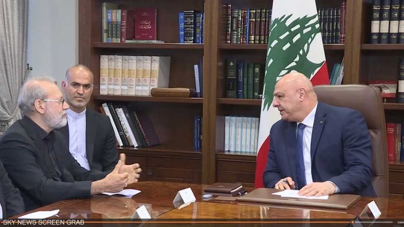الرئيس اللبناني: نرغب في التعاون مع إيران "ضمن حدود السيادة"