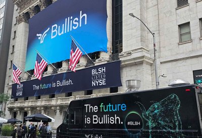 أسهم "بوليش" للعملات الرقمية ترتفع 84% في أول ظهور لها بعد طرح عام أولي