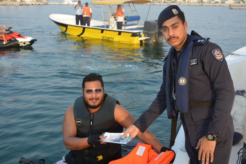 خفر السواحل: حملة توعوية في المنطقة البحرية لدرة البحرين