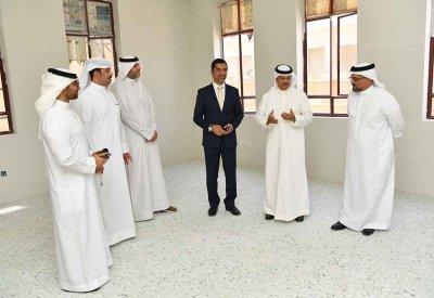 %60 إنجاز في مشروع ترميم مبنى شؤون البلديات التاريخي