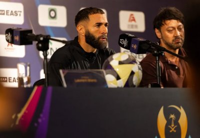 بنزيمة يتحدث عن مواجهة رونالدو في كأس السوبر السعودي