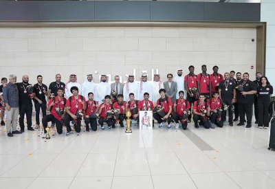 “الأولمبية” تستقبل منتخب ناشئي كرة السلة بطل العرب