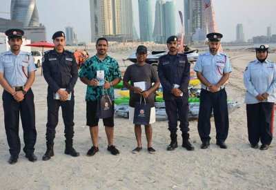 مديرية شرطة العاصمة تنظم حملة توعوية لمرتادي السواحل بالتعاون مع قيادة خفر السواحل