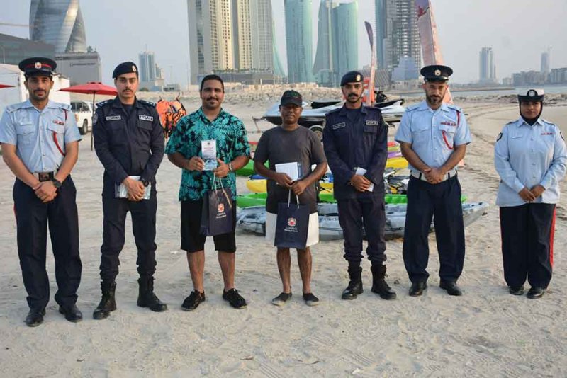 مديرية شرطة العاصمة تنظم حملة توعوية لمرتادي السواحل بالتعاون مع قيادة خفر السواحل