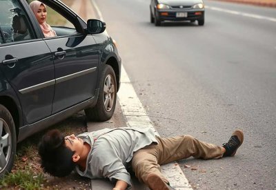 سائقة تتسبب في حادث مرور لقاصر