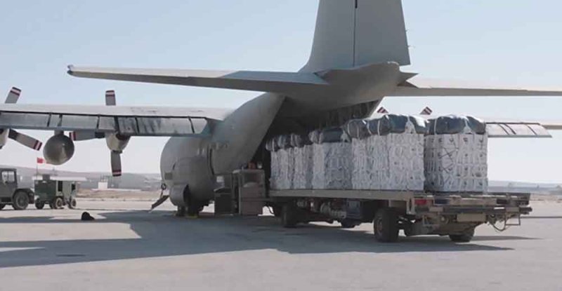 الإمارات تُجري الإنزال الجوي رقم 80 للمساعدات فوق قطاع غزة