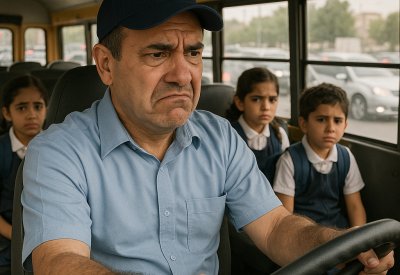 قبيل العودة للمدارس.. هذه معاناة سائقي سيارات توصيل الطلبة