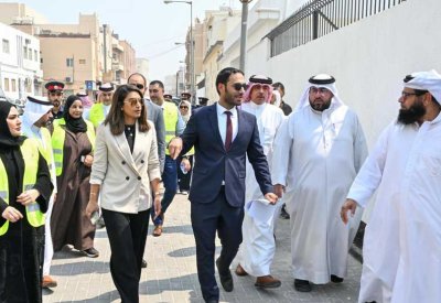 تنسيق مشترك للأعمال الإنشائية في مواقع تطوير المحرق بالتزامن مع الحركة المرورية لعودة المدارس