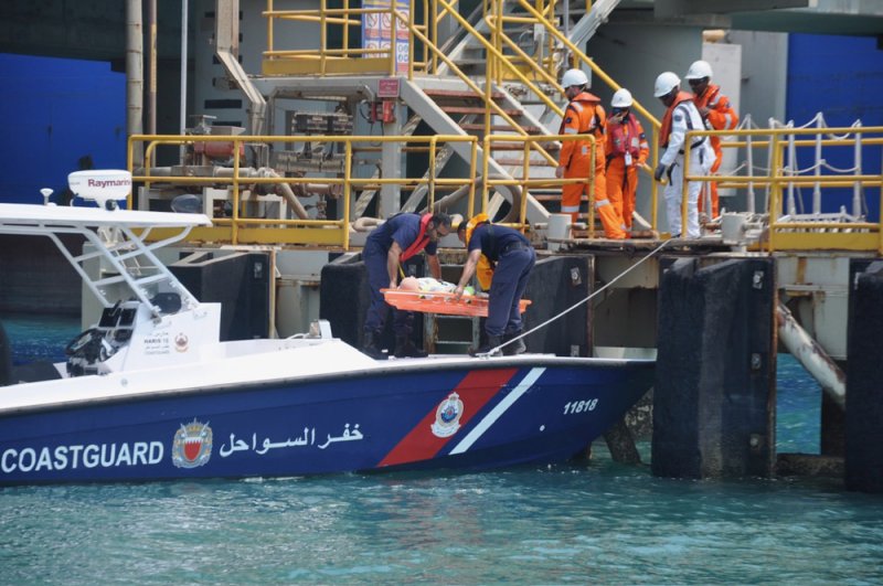 خفر السواحل ينفذ تمرينًا مشتركًا مع شركة البحرين للغاز المسال