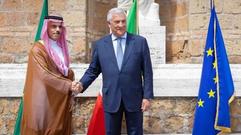الرياض وروما: نرفض تهجير السكان الفلسطينيين تحت أي ذريعة