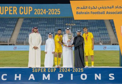 رئيس الاتحاد البحريني لكرة القدم يشيد بحضور فيصل بن خالد وعبدالله بن خالد لمباراة كأس السوبر