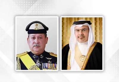 سمو ولي العهد رئيس مجلس الوزراء يهنئ ملك ماليزيا بذكرى العيد الوطني