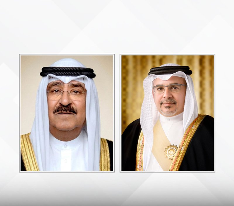 سمو ولي العهد رئيس مجلس الوزراء يعزي أمير دولة الكويت في وفاة الشيخ علي عبدالله الخليفة الصباح