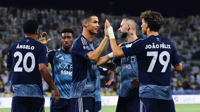 التعاون يغرق في طوفان النصر.. و"هاتريك" لجواو فيلكس