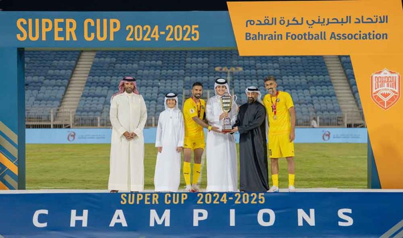 رئيس الاتحاد البحريني لكرة القدم يشيد بحضور فيصل بن خالد وعبدالله بن خالد لمباراة كأس السوبر