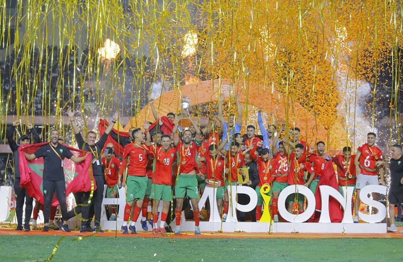 المغرب يرفع كأس أمم إفريقيا للمحليين (فيديو)