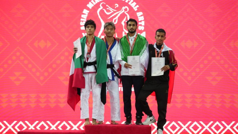 المنتخب الوطني يحقق المركز الثالث في بطولة آسيا الأولى للشباب لفنون القتال المختلطة