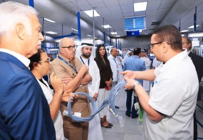 وفد من رجال الأعمال البحرينيين يزور المنطقة الحرة العامة بمدينة نصر