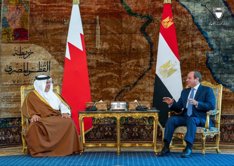 سمو ولي العهد رئيس الوزراء: ما يجمع البحرين ومصر يستند إلى تاريخ ممتد من الأخوة والتعاون الوثيق