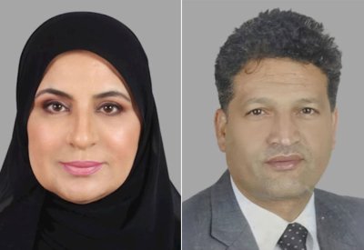 وزير "التربية" يهنئ الدكتور علي سلمان زهير والأستاذة أمل عبدالله الكعبي