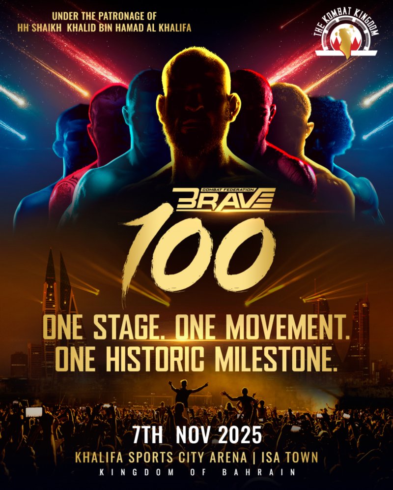 BRAVE CF 100 تضيء سماء مملكة البحرين في 7 نوفمبر