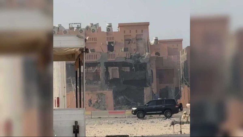 صورة "مقر حماس" المستهدف في الضربة الإسرائيلية على الدوحة