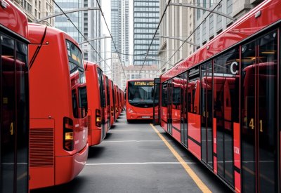 964 ألف رحلة نقل عام في أغسطس