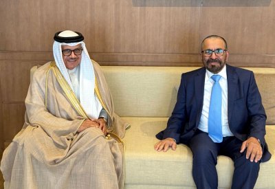 وزير الخارجية يلتقي في مدينة سوتشي الروسية مع وزير الدولة بوزارة الخارجية الإماراتية
